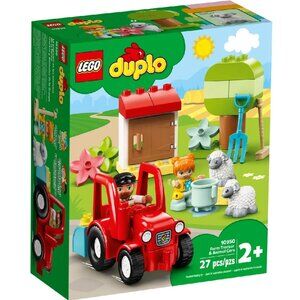 Brand New Lego DUPLO 10950 Farm Tractor & Animal Care Building Toys